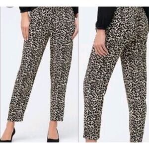 J. Crew Factory Animal Print Jamie Pant Size 6